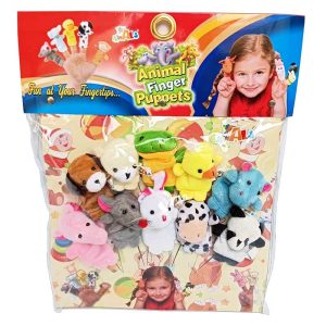 Animal Finger Puppets Pack Of 10 Pieces