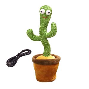 Cactus Dancing Toy - Rechargeable Singing Talking Recording Dancing