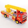 Fire Ladder Truck - Red Yellow Centy Pull Back Action Emergency Squad