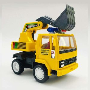 Excavator Toy Truck With Rotating Shovel - Centy Pullback Action Toy Truck
