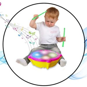 Flash Drum Musical With Visual 3D Lights and 3 Game Modes