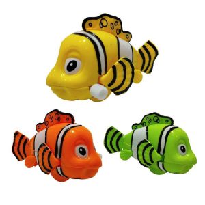Naughty Fish Toy Funny Sporty Wind-Up Key Operated Toy for Kids