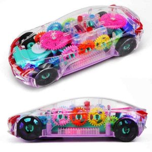 Concept Racing Transparent Car With 3D Flashing Lights & Music
