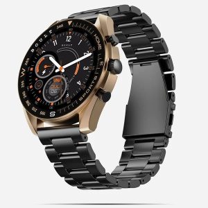 Smartwatch Boult Audio Mirage Round Dial Smartwatch with 1.39"(3.53cm) HD Screen, Premium Metallic Body, GOBOULT Health, BT Calling 5.3, Mini-Games and Digital Crown
